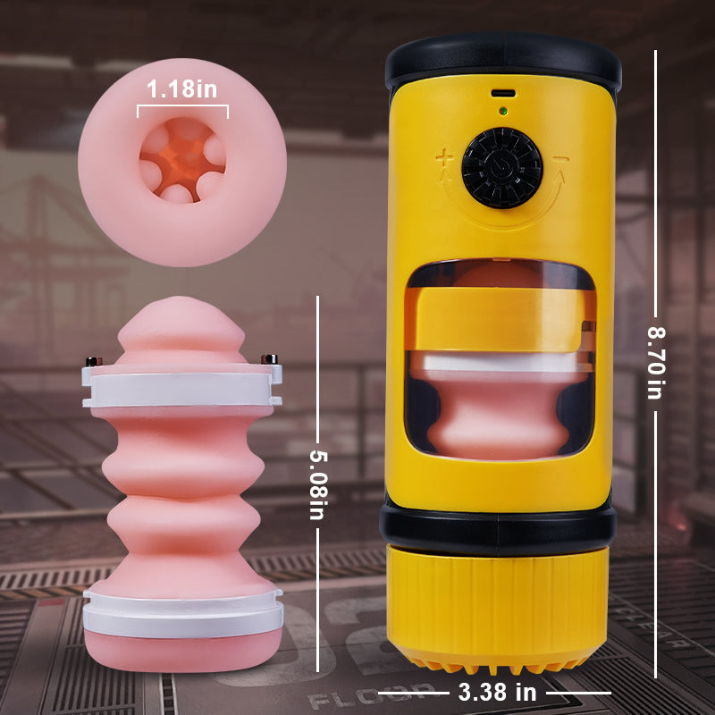 Bombee 5 Speed Thrusting Heating Male Sex Toy