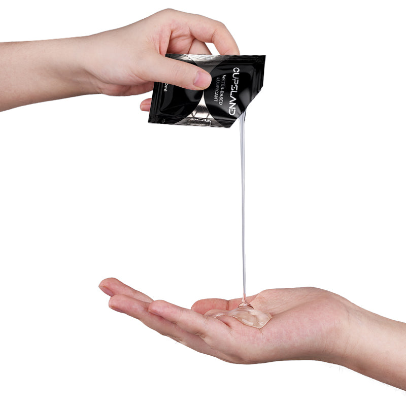 Portable 10-Piece 10x10ml Water-based Lubricant Sachet Box