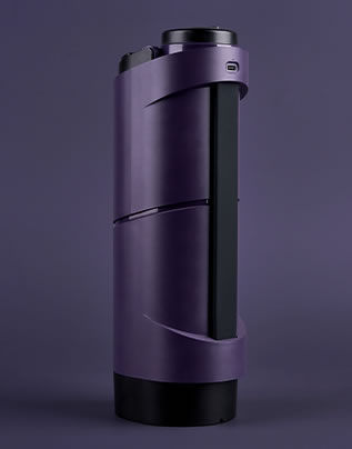 Purple Driver 7 Thrusting Stable Belt Design Male Stroker Masturbator Adult Toy