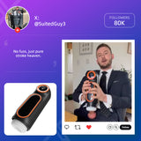 [Free Lube] LCD Sucking Thrusting Vibrating Male Masturbator male sex toys