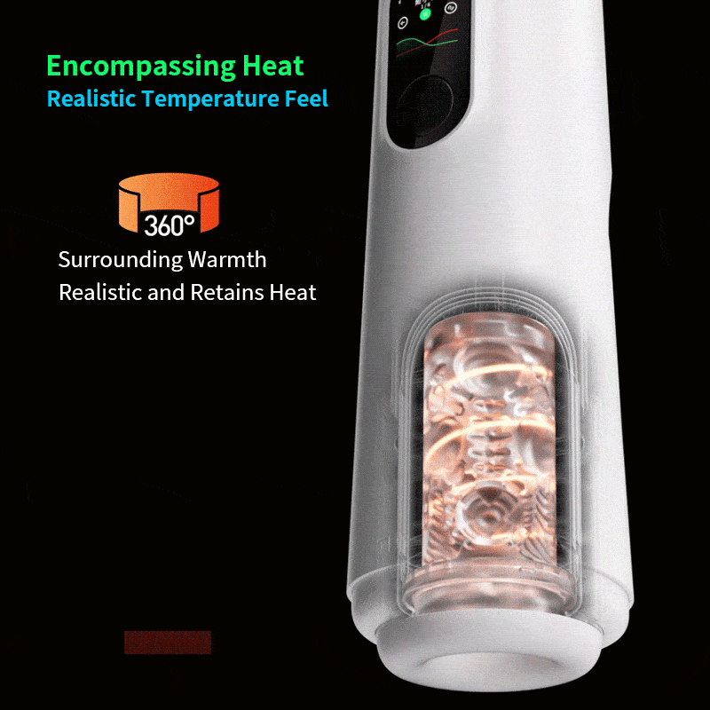 TRYFUN App-Controlled Automatic Thrusting Rotating Heating Smart Masturbator Cup