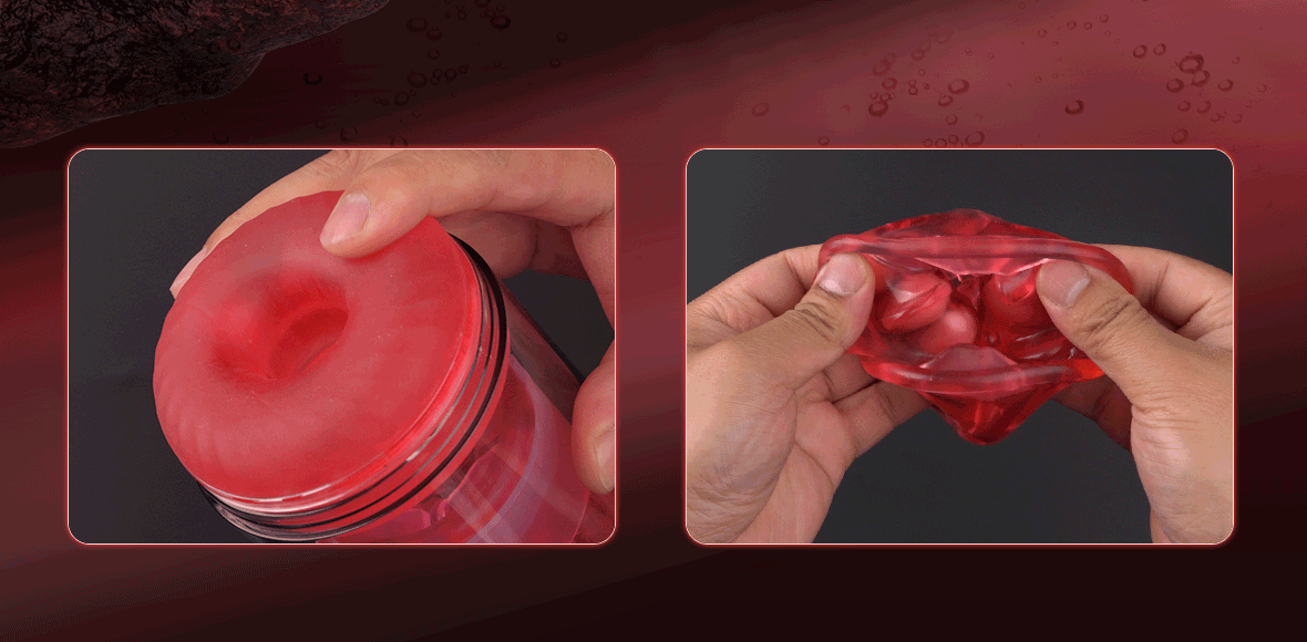 Wine & Beauty Handle Design 9 Thrusting & Rotating 9 Suction male sex toys