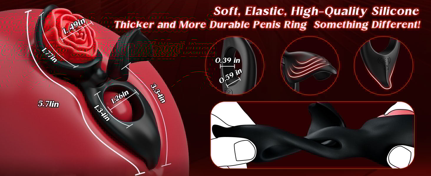 Wizard APP Control 7 Vibrating Cock Ring