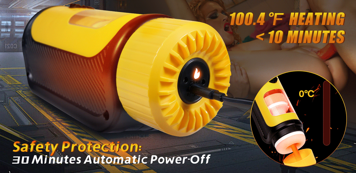 Bombee 5 Speed Thrusting Heating Male Sex Toy