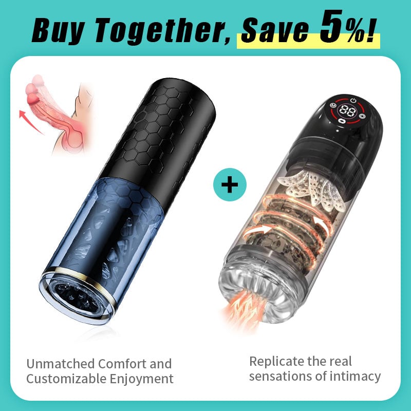 STORM CUP 10 Thrusting Spinning Sex Toys for Men Masturbator