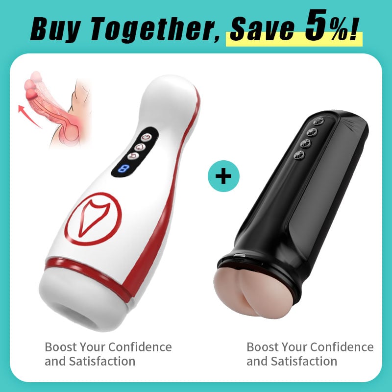【FREE SHIPPING】Kama 7 Adjustable Sucking Vibrating Deepthroat Blowjob Masturbator Pocket Pussy