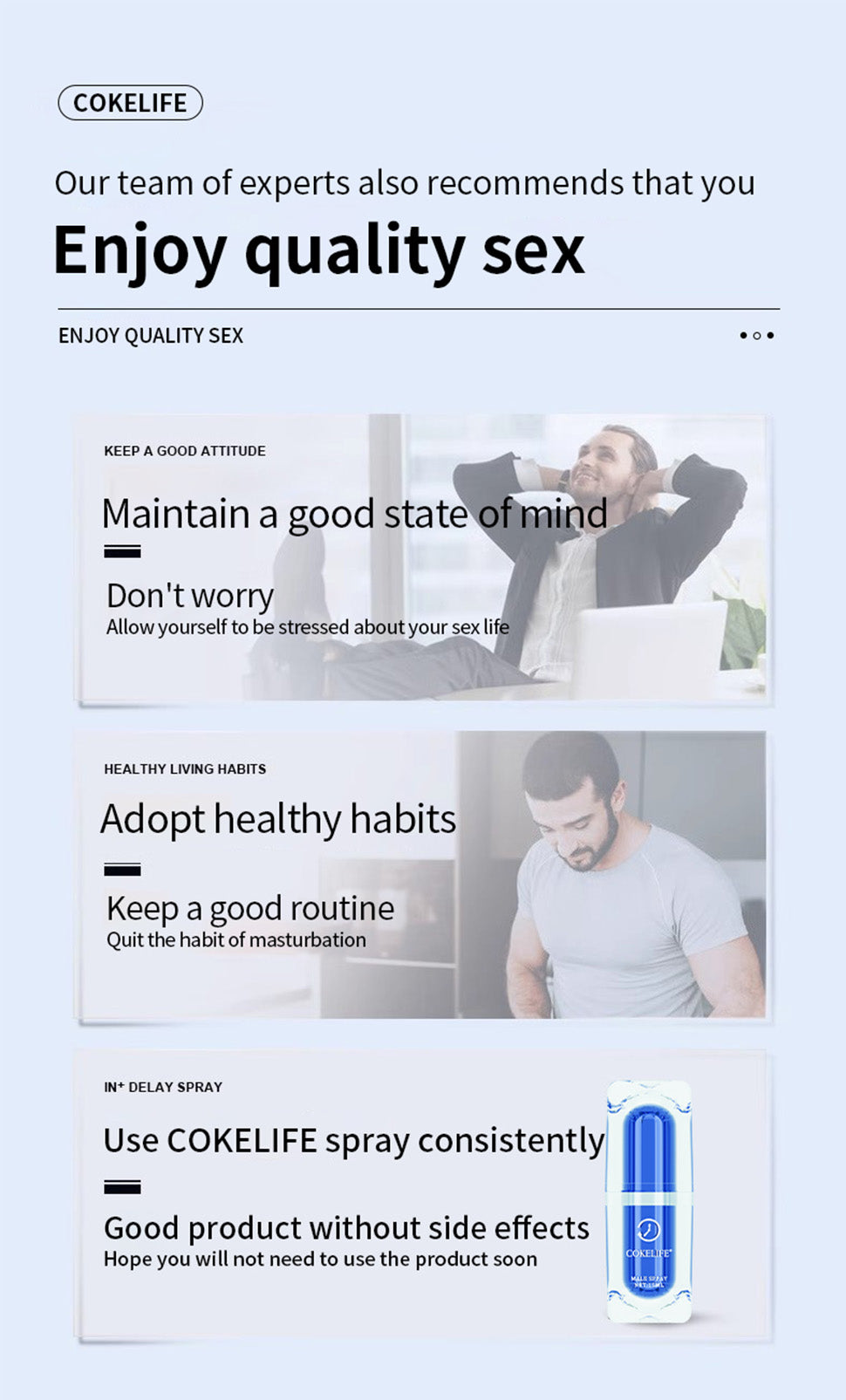 Desensitizing 30 Minutes Delay Spray Gentle Non-irritating 0.51 Fl Oz Male Climax Control