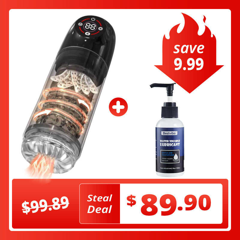 Seductive Succubus 7 Rotating 7 Sucking Lcd Display Pumps & Enlargers  Automatic Male Masturbator