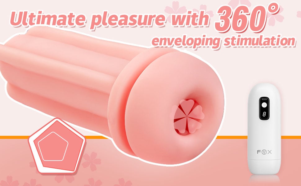Little Fox 8 Vibration Voice Function Masturbator