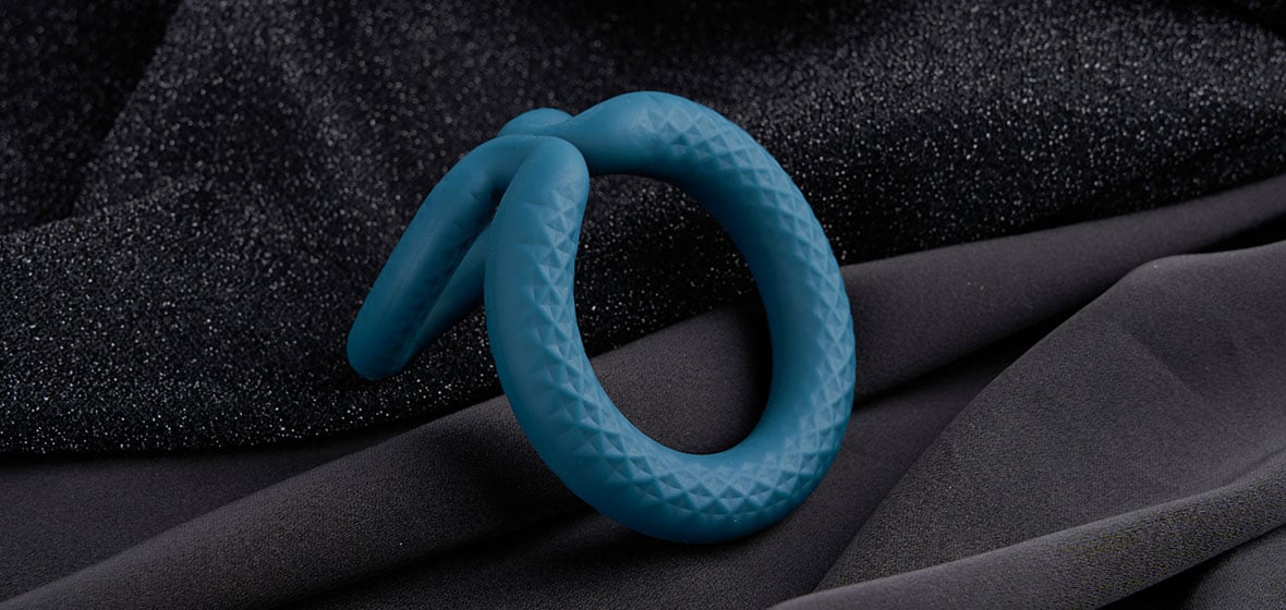 Premium Stretchy  Aid Enhancing Dual Penis Ring