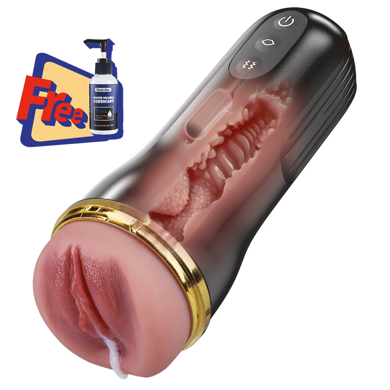 The Captain 10 Vibrating Sucking Pocket Vagina Deep Throat Male Stroker