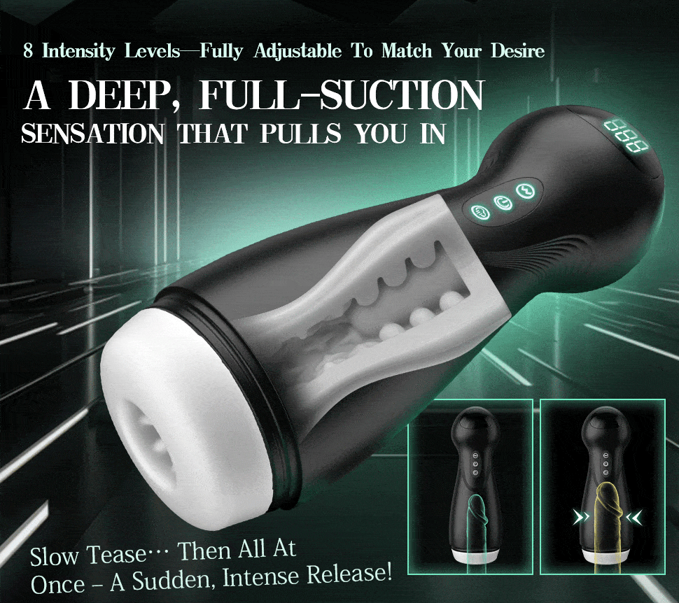 SolaceX Intense Suction & Vibration Pleasure Male Masturbator