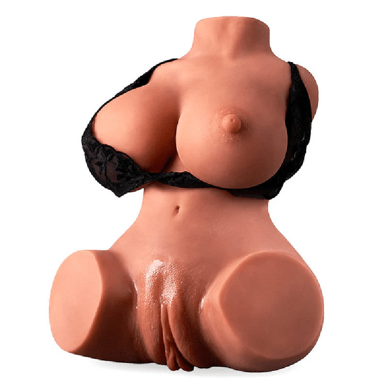 Big Breasts 7.26 lbs Big Meat Fixed Brown Masturbator Sex Torso