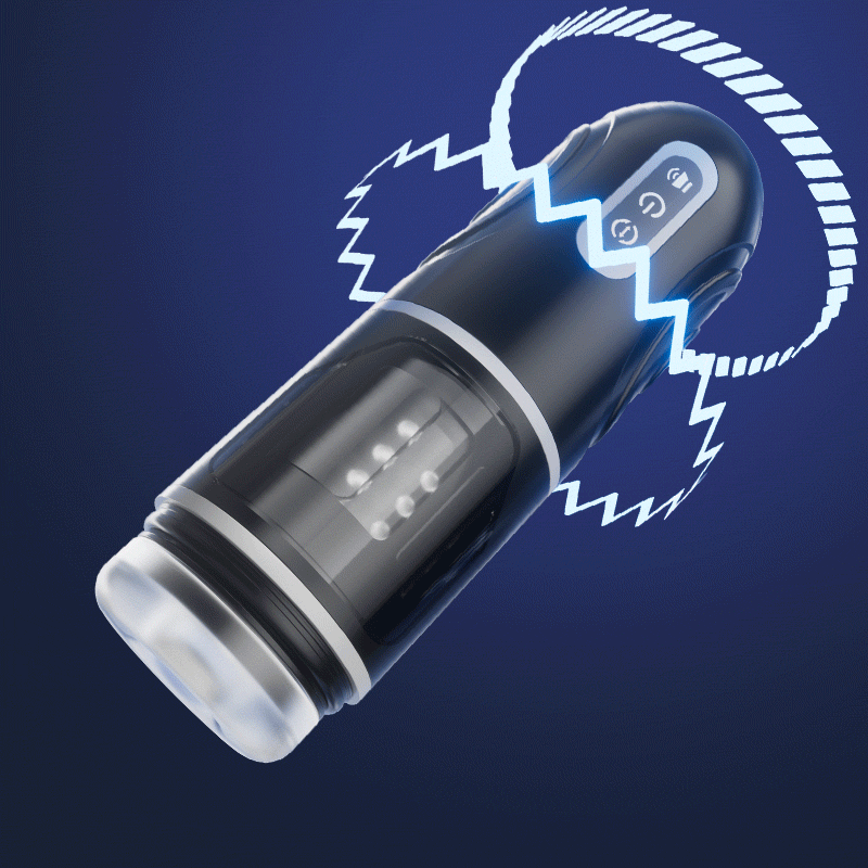 Chainsaw 7 Thrusting Rotation Automatic Masturbator with Suction Base