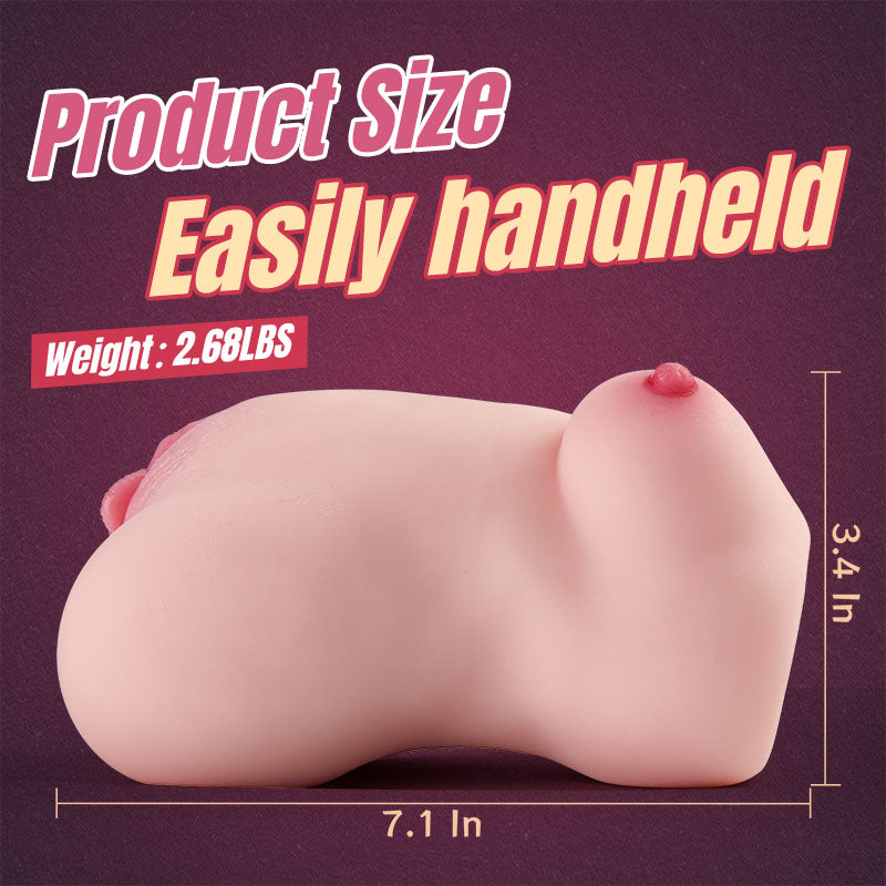 Extra Thick Plump Body Tight Close Fitting Overweight 1kg Soft Tpe Small Masturbator