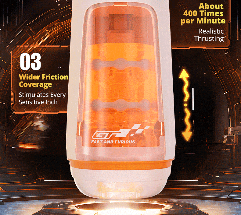 Vulcan Pulse 9 Thrusting 9 Vibration Masturbator Cup