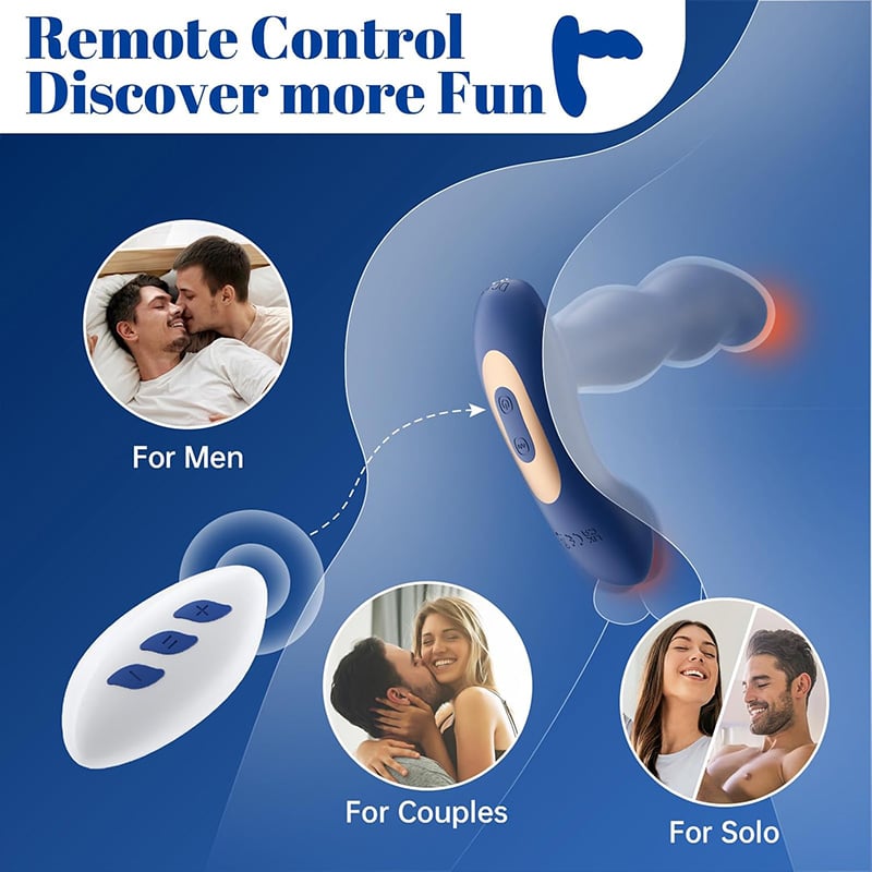 Remote Control 360° Rotating Prostate Massager For Advanced Player