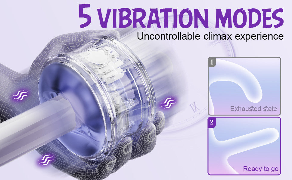 DOIFX-Pocket Girl 5 Vibration Modes Vagina + Anal Double Entrance Male Masturbator