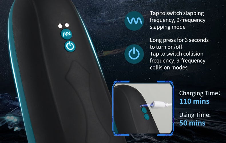 Belt Design Pulsing Slapping Vibration APP Control Male Masturbator Penis Vibrator Trainer