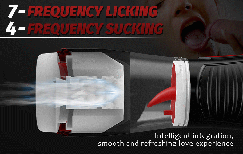Nalini 4 Sucking Modes & 7 Tongue Licking Male Masturbator