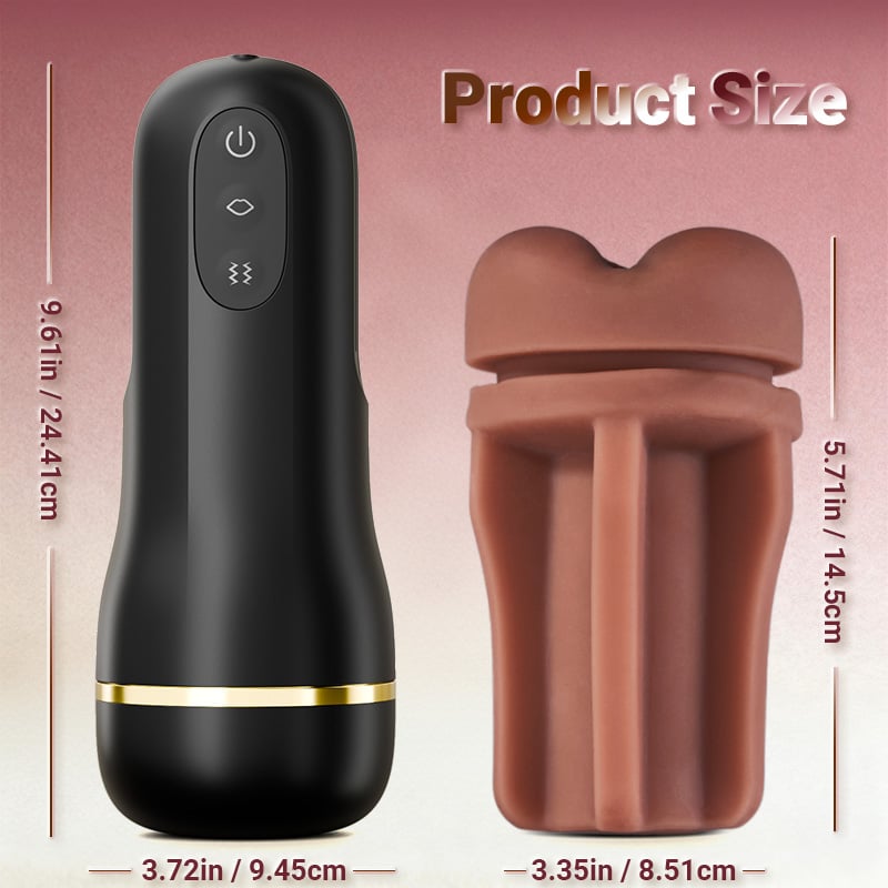 5 Suction 10 Vibration Anal & Mouth Fun Masturbation Tight Lifelike Wrap Masturbator