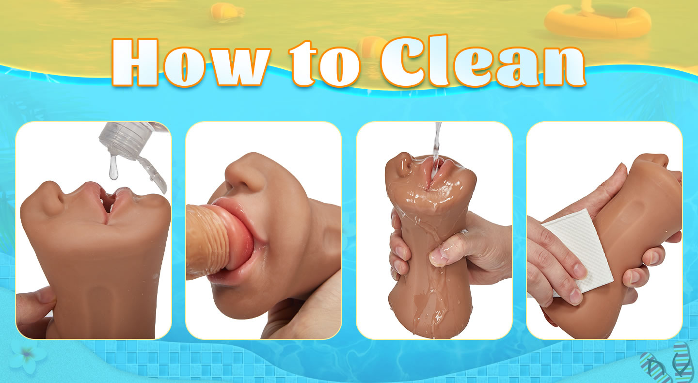 7.4-Inch Three Channel Mouth Vaginal Anal Pocket Pussy