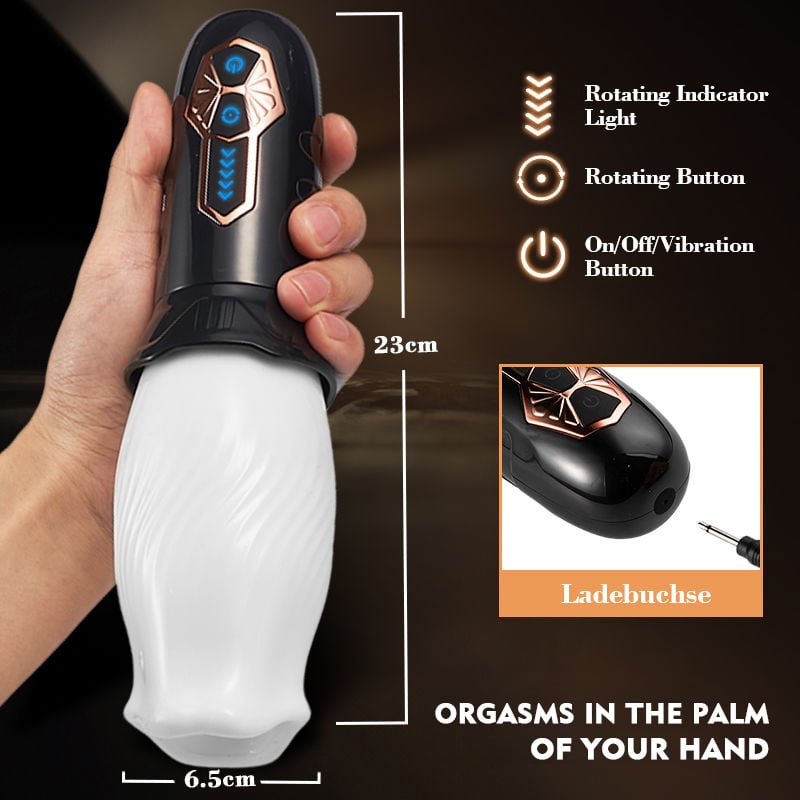 TORNADO Gawk Gawk 10 Vibration 5 Rotation Better Wrapping Male Masturbator