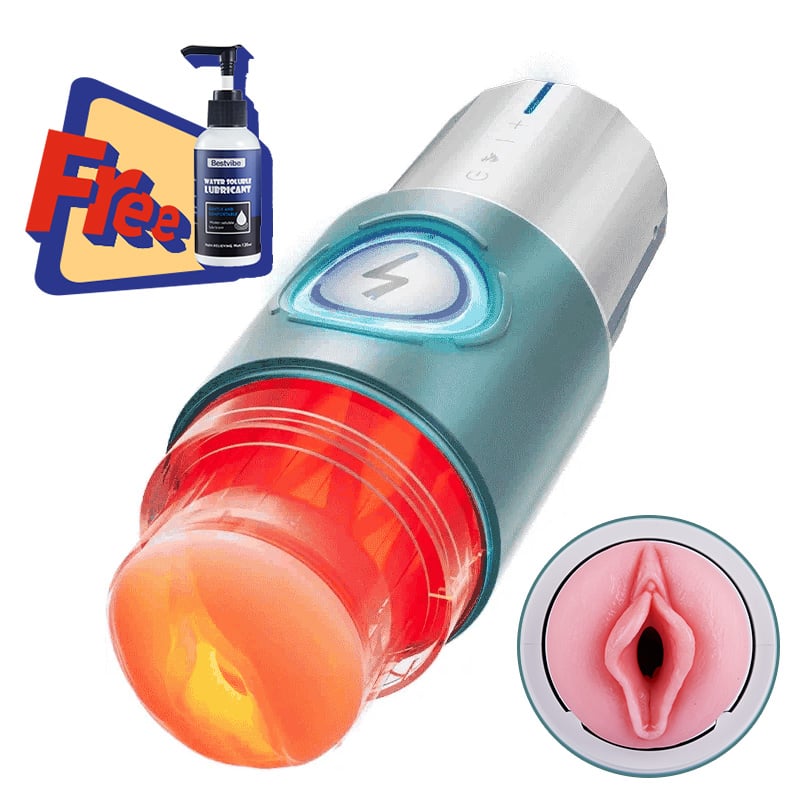 【Immersive Mode】Leten ThundercoreX 6 Thrusting Infrared Heated Realistic Vaginal Masturbator