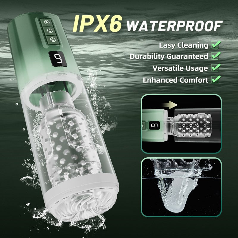 8 Thrusting & Rotation Sexual Visualization Ipx6 Masturbator