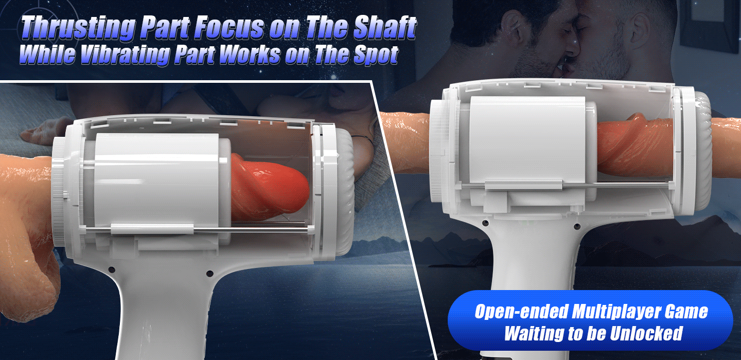 William - Through-Hole Vibrating Stroking Male Masturbator Sex Toys For Men