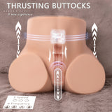 【1:1 Super Big Butt Strong Stimulation Dual Channel】11.6kg/25.57lb 1:1 Realistic Electric Big Butt