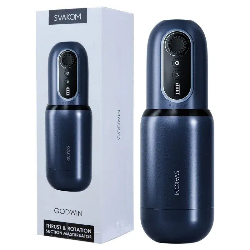 SVAKOM Godwin Stepless Variable Speed Masturbator Handsfree Sex Toys For Men