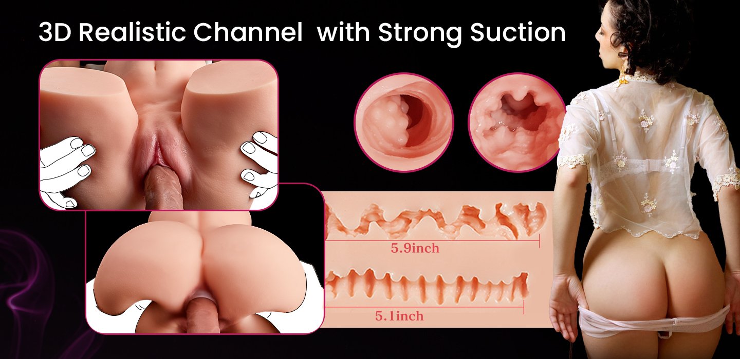 【1:1 life-size】19.84 lbs Sexy Stripper Lifelike Butt Masturbation