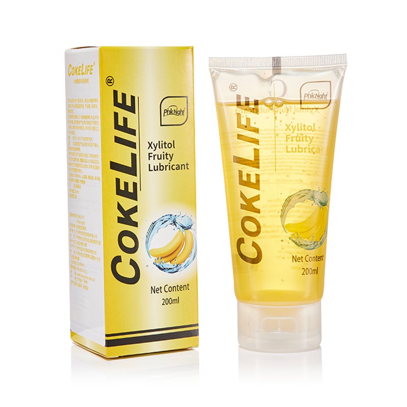 Water-Based Lubricant Banana Flavored Lube Phytoextraction Non Toxic