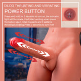 【Free Lube200ml】Jackson 17.63LB 6.69Inch Electric PulseThrusting Vibrating Dildo  Tan Skin Male Torso Sex Doll