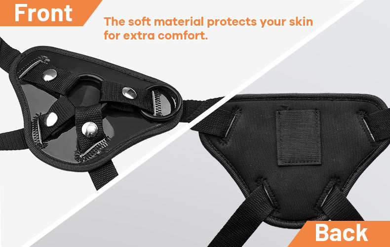 Adjustable Strap-On Harness with Two Different Sizes O-rings