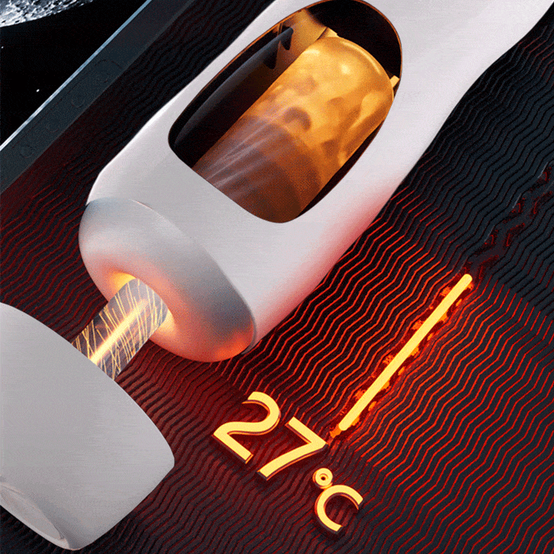 Phantom Pleasure 5 Suction 10 Vibration 3-Language Voice Masturbator With Heated Base Male Sex Toys