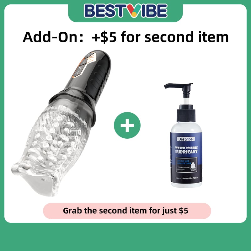 【FREE SHIPPING】- TORNADO-Gawk Gawk 5 Rotating ＆10 Vibrating Sex Toys for Men Oral Sex Male Masturbators