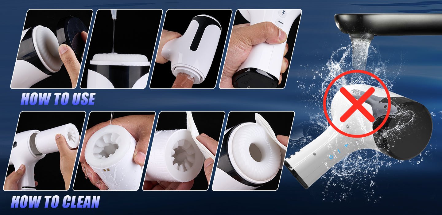 William - Through-Hole Vibrating Stroking Male Masturbator Sex Toys For Men