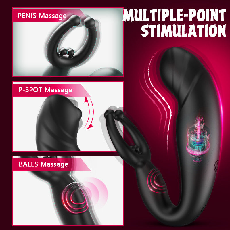 Rainstorm Beads Massage P-spot 9 Vibrating  Prostate Massager Anal Toy