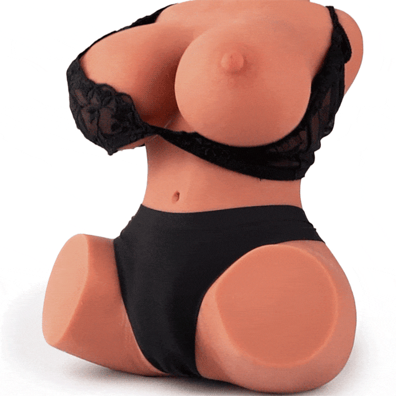 Big Breasts 7.26 lbs Big Meat Fixed Brown Masturbator Sex Torso