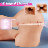5.5 LB Realistic Vibrating Butt with Dual Channel