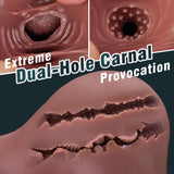 5.3 Lbs Big Ass Brown Realistic Butt Masturbator