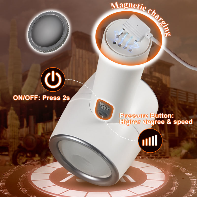 [30% Off] Hardy Automatic 3 Telescopic Handheld Male Masturbator Male Masturbator