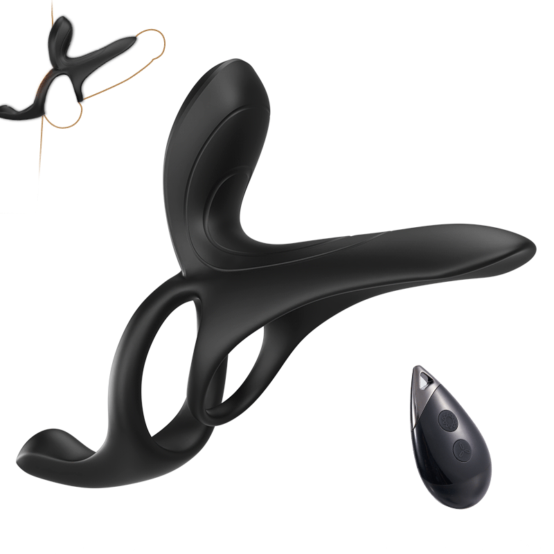 Maxwell 9 Vibration Couple Vibrator Penis Ring for Perineum C-spot G-spot Stimulation