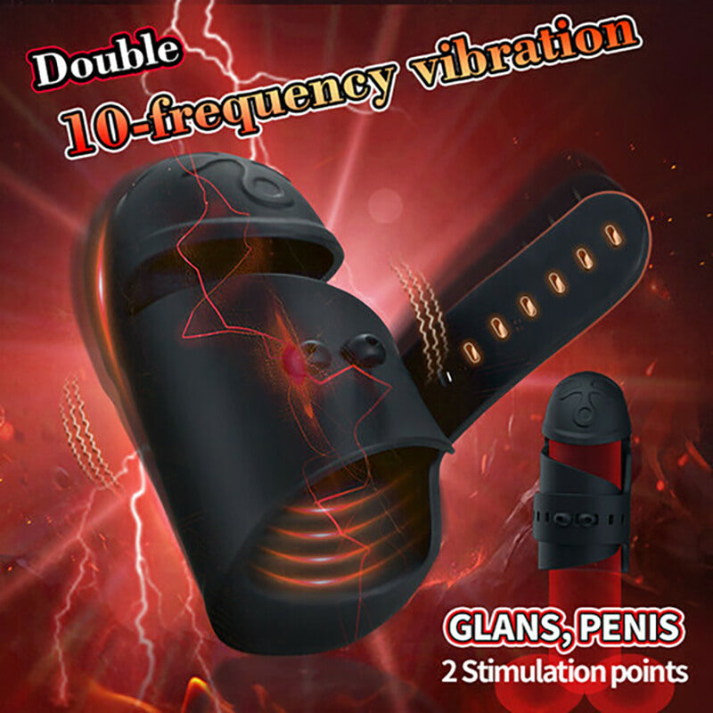 Hands Free Belt Design Masturbator Vibrator