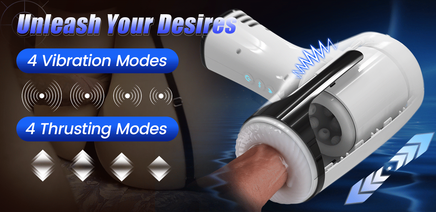 William - Through-Hole Vibrating Stroking Male Masturbator Sex Toys For Men