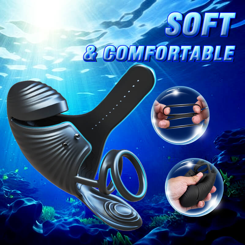 Wild Mustang Triple Motor 7 Vibrating Penis Vibrators For Intense Glans Stimulation