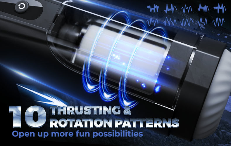 10 Thrusting Rotation Wing-like Male Masturbator