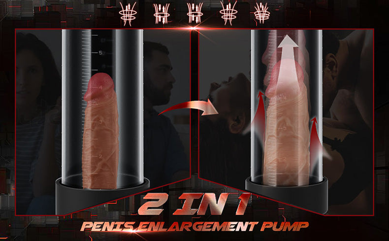 5 Pressure Adjustable Pressure 3 Replacement Heads Electric Penis Pump